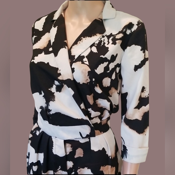 W118 Walter Baker 'Rustic Cattle' Western Cowgirl Jumpsuit / Sz XS / NWOT - Picture 2 of 12